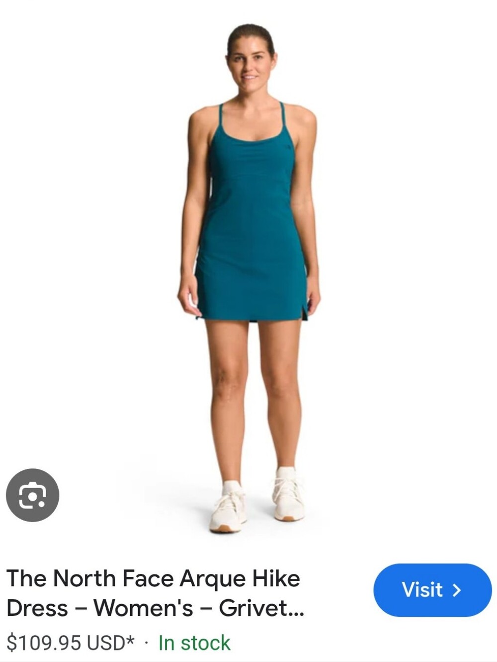 NWT The North Face Argue Hike Dress Sz XS Blue Cooral